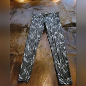 Black Printed Leggings